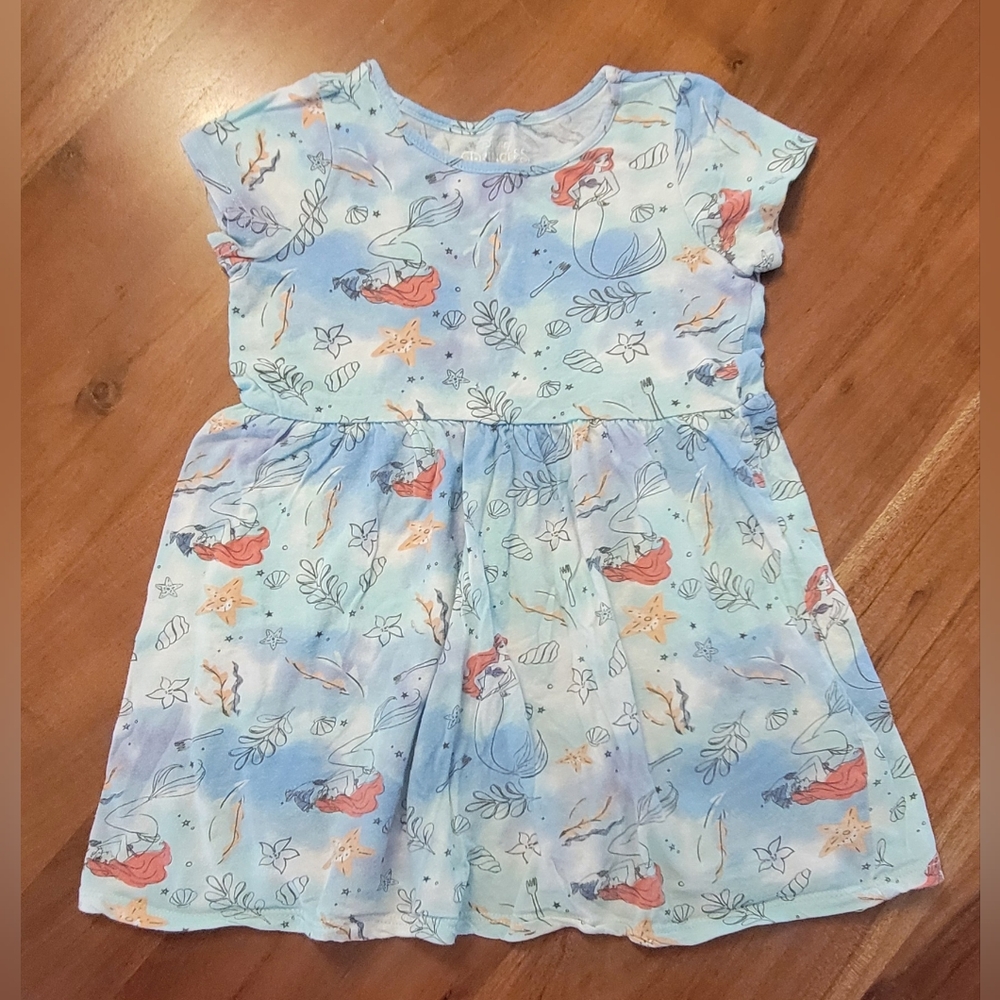 Disney The Little Mermaid Dress Size 4/5